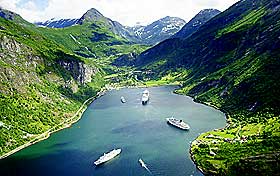 VERDENSARV: Geirangerfjorden i M�re og Romsdal.