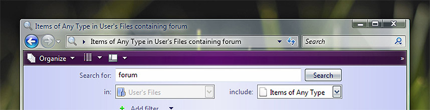 DITT NESTE WINDOWS: Windows Vista f�r et betydelig �kt fokus p� s�k, smart lagring og gjenfinning av data, blant annet ved hjelp av �smarte mapper� og s�kefelt �verst til h�yre i hvert eneste programvindu.