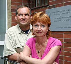 BEKYMRET: Igor Belyaev og Eva Markova. Foto: Frode Nielsen
