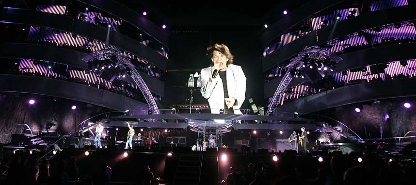 KJEMPESMELL: Rolling Stones startet verdensturneen i natt.