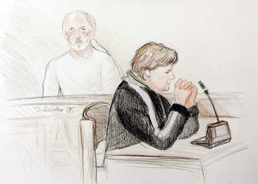 GRUSOM BESKRIVELSE: Foreldrene til 7 �r gamle Jessica under dagens tiltaleopplesning i retten.