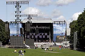 GRATISKONSERT: Den store konserten p� scenen i Frognerparken l�rdag var en del av Hydros hundre�rsmarkering som en gave til Oslo.