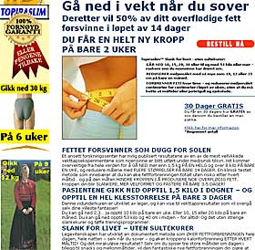 SELGER �SLANKEMIDDEL�: Topiraslim.