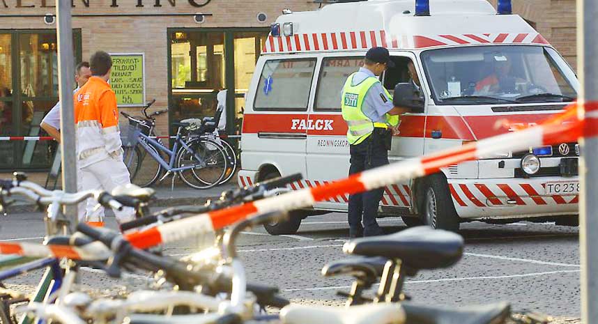 DREPT P� �PEN GATE: Politiet i Danmark st�r overfor nok et mulig �redrap.