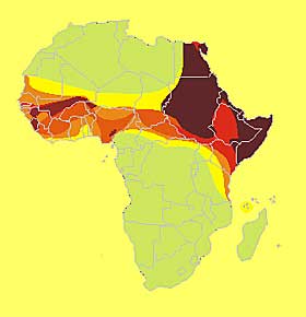 UTBREDELSE AV KJ�NNSLEMLESTELSE: Det er tall fra Afrol som viser utbredelsen av kj�nnslemlestelse (FGM) i Afrika. Kj�nnslemlestelse skjer ogs� p� den arabiske halv�ya, Jordan, Syria, Tyrkia og Irak. Tallene p� utbredelse er omtrentlige, men anerkjent av Verdens helseorganisasjon.