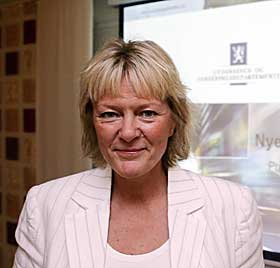 FORN�YD MED EGEN INNSATS: Utdanningsminister Kristin Clemet.