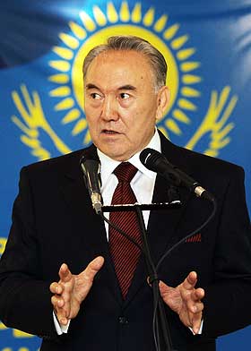 FULL KONTROLL: Kasakhstans president Nursultan Nazarbajev.