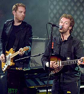 BESTE POP: Coldplay.
