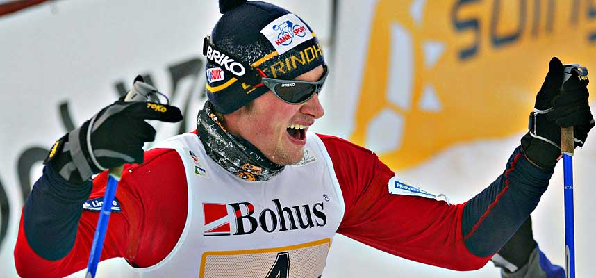 GULL IGJEN: Petter Northug jr. vant fristil-sprinten i junior-VM i Slovenia i dag. Astrid Jacobsen s�rget for norsk gull ogs� i jenteklassen.