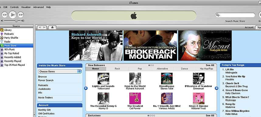 STRIDENS EPLE: Apples musikkbutikk iTunes Music Store ble i forrige uke klaget inn for Forbrukerombudet. N� mener en masterstudent i juss at forbrukerne skal ha lov til � bryte musikkbutikkens kopisperre.