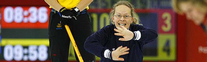 This is Dordi, the norwegian curling teams' captain