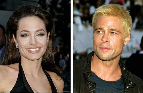 NESTEN-BRYLLUP:  Brad Pitt og Angelina Jolie er et av de heteste parene. Ryktene om et bryllup f�rte all verdens presse til en liten by i Nord-Italia.