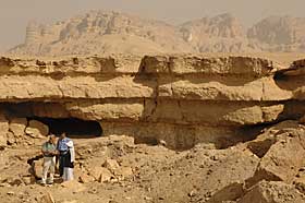HER BLE TEKSTEN FUNNET: I en hule nord�st i Egypt ble Judasevangeliet funnet.