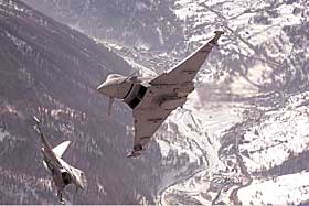 FIRE LAND: Tyskland, Italia, Spania og England deltar i utviklingen av Eurofighter.