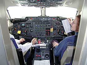 SL�TT UT: Braathens-kaptein Niels Gomer ble sl�tt ut av giftgasser under flygning 1999, og bare flaks gjorde at ikke flyet havarerte med 73 mennesker om bord.