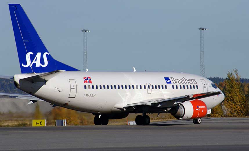 BOEING 737: Denne flytypen er en av mange som har hatt hendelser med giftig gass i pustelufta.