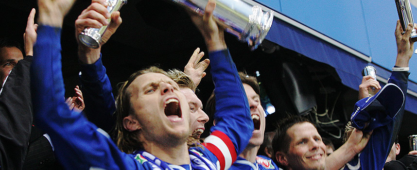 CUPMESTER 2005:Daniel Berg Hestad og Molde ble cupmestere i fjor. N� m�ter de Follo i 3.runde.
