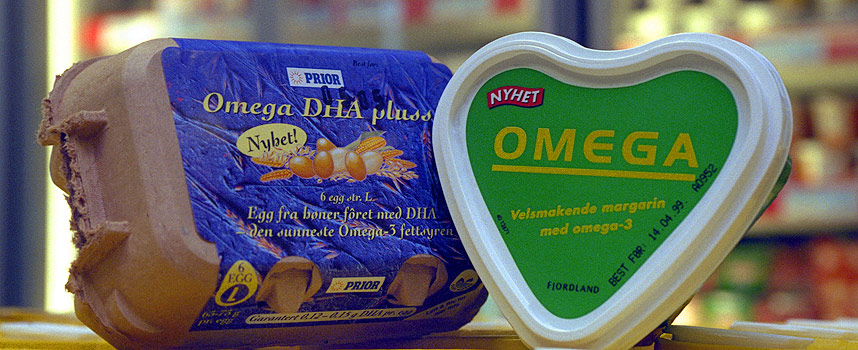 FISKEOLJE: Det er stadig flere matvarer som inneholder Omega 3.