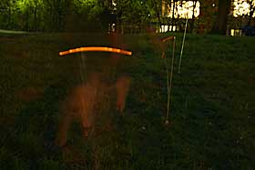 LYSENDE STR�: Marianne Hollum Lydersens �Field of Light�