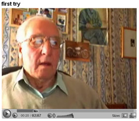 SUPERPOPUL�R:  Peter (79) har i l�pet av bare en uke blitt den mest diskuterte/kommenterte noensinne p� YouTube, som har 20 millioner unike brukere i m�neden.