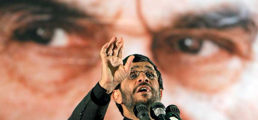 I ALLE KANALER: Er det tilgangen p� andre talerstoler som gj�r at Irans president Mahmoud Ahmadinejad glemmer � oppdatere bloggen sin? Foto: Reuters