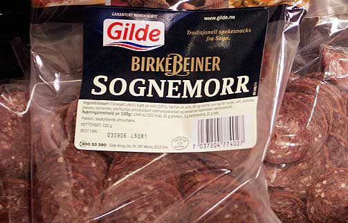 SMITTESKANDALE: Gildes Sognemorrp�lse ble utpekt som �rsaken til E.coli.-smitten og ble trukket fra markedet. Smitteskandalen f�rte til at Gilde falt til bunn p� lista over selskaper nordmenn liker.