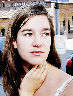 P� KONFERANSEN: - Det er ekstremt viktig at  vestlige feminister forholder seg til disse bevegelsene, og vi f�r til et samarbeid, mener sosiolog Hannah Helseth.