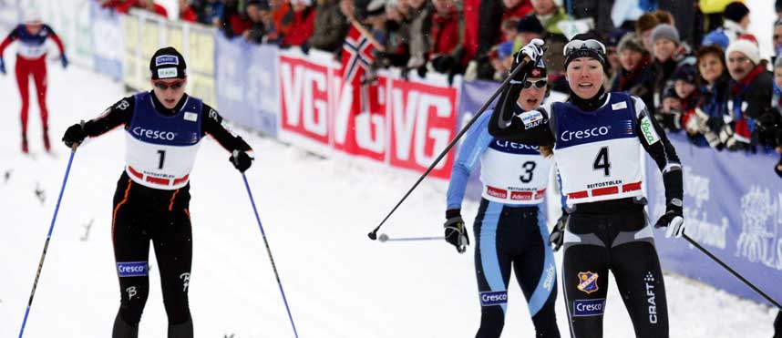 STERKEST: Ella Gj�mle vant sprintrennet p� Beitost�len.