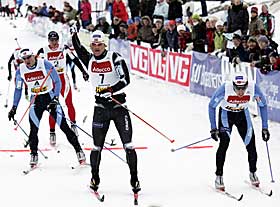 SLO SPRINTGUTTA: Allrounderen Jens Arne Svartedal banket sprintekspertene.