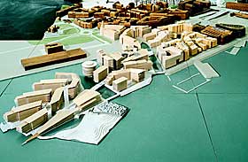NYE TJUVHOLMEN: Slik vil omr�det se ut. Det nye Astrup Fearnley skal v�re ferdig senest 2012.