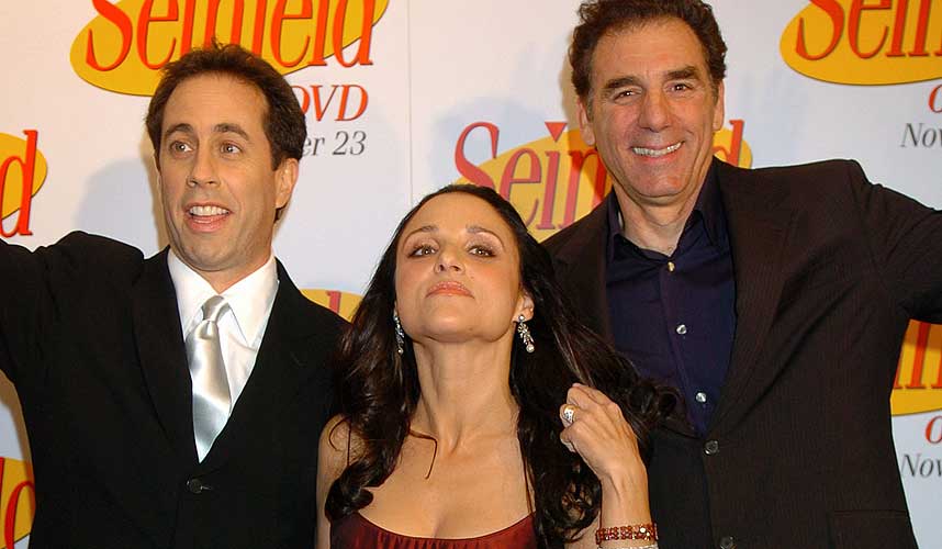 RASISTER?: F� fans av �Seinfeld� vil vel tro at Jerry, Elaine og Kramer skulle v�re rasister. Men p� 90-tallet haglet anklagene mot serien.