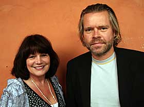 FOKUS P� UTROSKAP: Randi Skeie og Stig S�terbakken leder litteraturfestivalen.