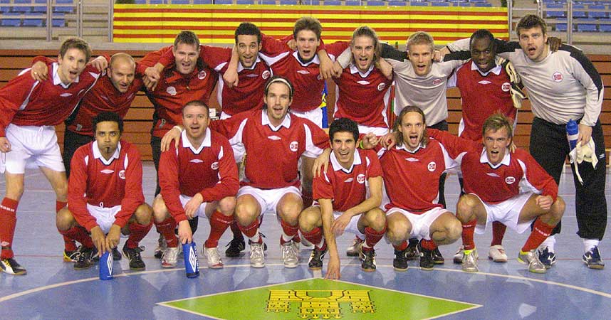 TIL KVARTFINALE: Det norske futsallaget tapte gruppefinalen mot Tsjekkia klart, men er klar for kvartfinale mot Belgia.