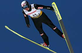 VERDENSMESTER: Roar Lj�kels�y vant VM i skiflygning.