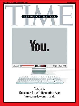 JA, DU: Du, som nettbruker, er �rets person i Time Magazine.