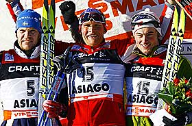 IDYLL P� PALLEN: Men det var f�r Thobias Fredriksson luftet sin frustrasjon mot Petter Northug.