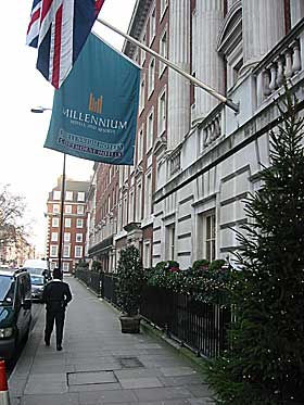 �STEDET: Her p� Millennium Hotel skjedde trolig forgiftningen.