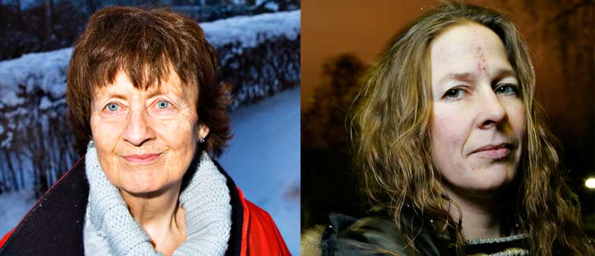 FORMANN: Forfatterforeningens leder Anne Oterholm (til h�yre) mener popul�rforfattere som Frid Ingulstad ikke h�rer hjemme i foreningen. Ingulstad har f�tt to avslag.