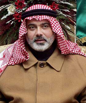 SKUFFET: Palestinerne er skuffet over vestens boikott av Hamas-regjeringen, sier David Bergan. Her er statsminister Ismail Haniyeh fra Hamas.