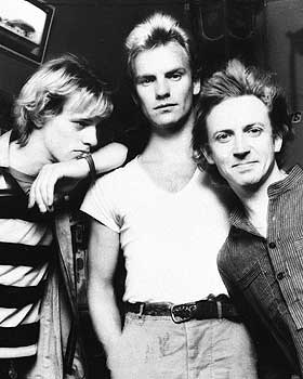 LITT YNGRE: The Police i 1980. F.v. Copeland, Sting og Summers.
