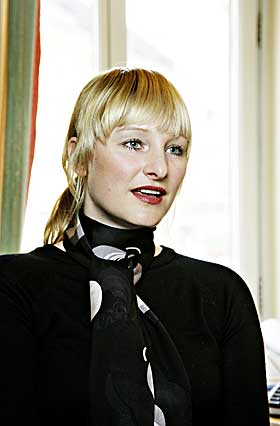 SL�TT OG FORFULGT: SVs Inga Marte Thorkildsen har b�de opplevd � bli sl�tt i ansiktet mens hun var ute p� byen, og at noen fulgte etter henne hjem.