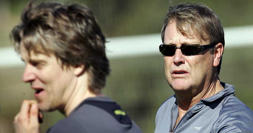 F�R INGEN LSK-SPILLERE: Landslagssjef �ge Hareide f�r ingen LSK-spillere med seg til England s� lenge NFF opprettholder sin karantene av Simen Brenne.