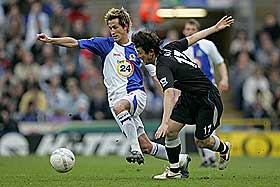 M� SL� DE BESTE UANSETT: Morten Gamst Pedersen sl�r gjerne sitt gamle favorittlag Manchester United i finalen.