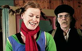 FULLF�RT OPPDRAG: Pippi Langstr�mpe smiler etter fullf�rt oppdrag.