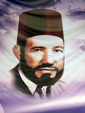 HUNDRE�RS-JUBILEUM: Hassan al Banna ble f�dt i 1906, og grunnla Brorskapet i 1928. I fjor ble jubileet hans markert over hele den muslimske verden.