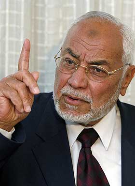 LEDER BRORSKAPET I DAG: Mohamed Mahdi Akef i Egypt.