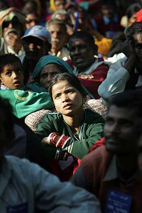 DALITENE MOBILISERER: Her under en konferanse i New Dehli i 2005.