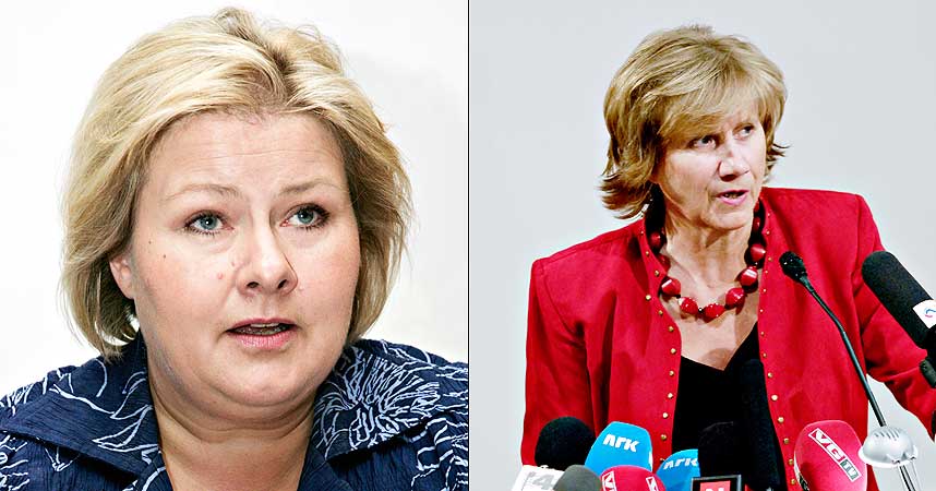 REAGERER: Erna Solberg mener Ger-Liv Valla b�r vurdere � betale tilbake sykepengene fordi hun skriver bok mens hun er sykemeldt.