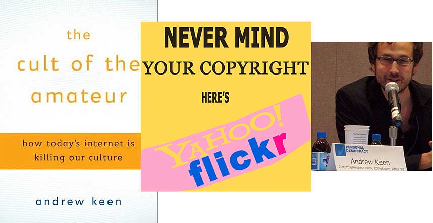 PROVOSERER: Andrew Keen har greid � hisse p� seg bloggsf�ren, etter � ha hevdet at denne stort sett best�r av amat�rer uten noe verdifullt � tilf�re verden.