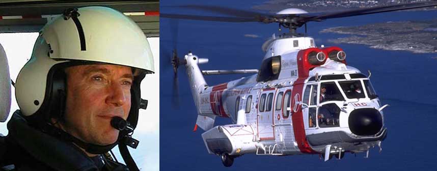 MILLIONERSTATNING: Helikopterpilot Amund-Ragnar Bjerkeseth har f�tt invalidiserende tinnitusplager etter � ha fl�yet oljearbeidere ut i Nordsj�en i en �rrekke.